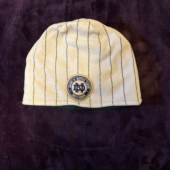 Notre Dame vs Army 50th game NCAA Reversible Beanie Cap - Toque Hat 2010 - Picture 1 of 4